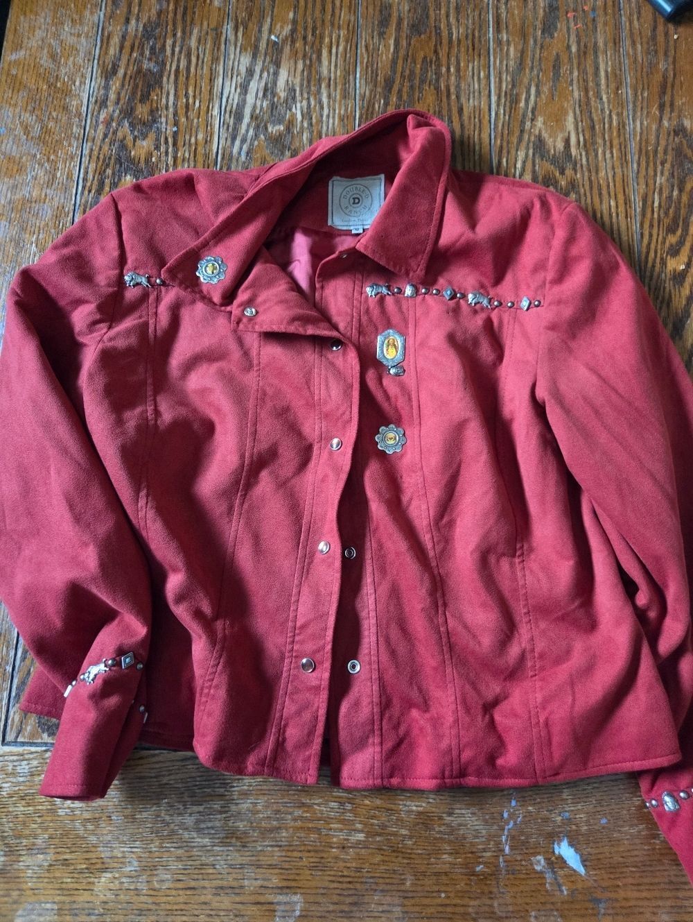Double D Ranch red southwest jacket sz Medium
